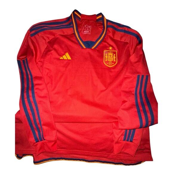 2022-23 Spain Home Shirt Long Sleeve - Size XL - Picture 2 of 6
